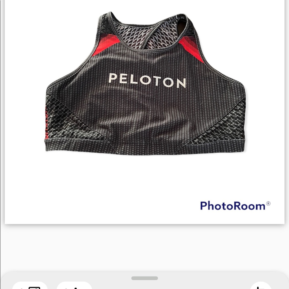 Peloton WITH “Wear it to heart” bra.